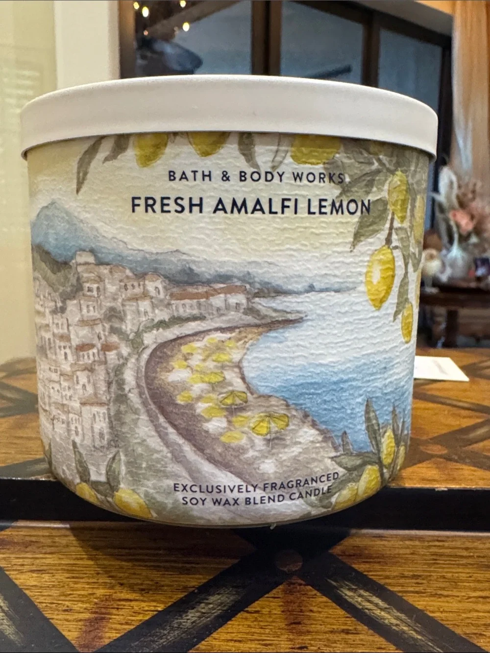 Bath & Body Works Fresh Amalfi Lemon 3-Wick Candle -